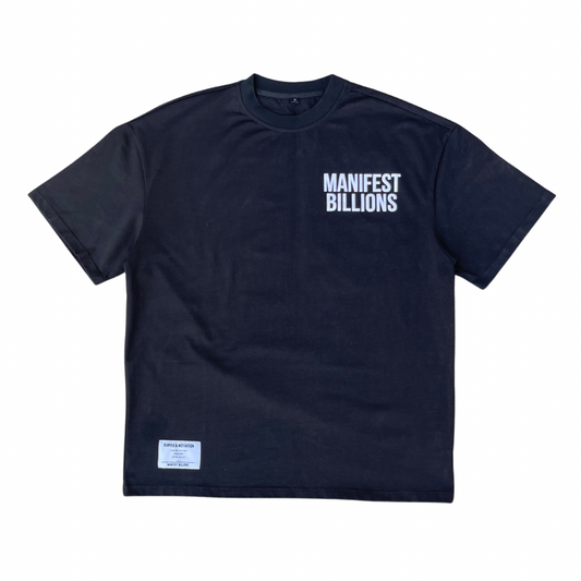 Black "Outcome=Income" Tee