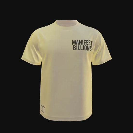 Cream MANIFEST BILLIONS T-Shirt